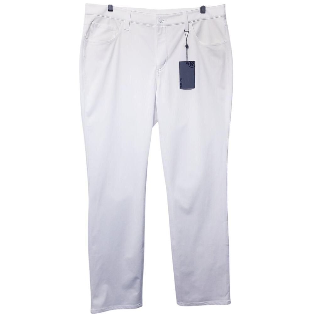 NWT G/FORE Snow White Pants G4MF21B50FB 5-Pocket Men's Size 35W/30L